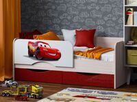 Детская кровать Юниор-12 (1,6 м) МДФ с фотопечатью